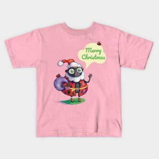 Santa Lady Bug Kids T-Shirt